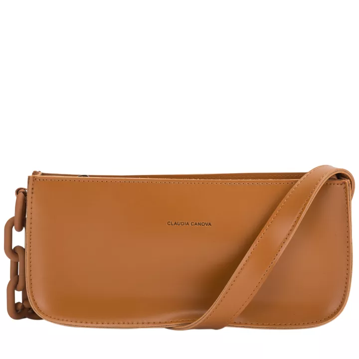 Claudia Canova Katea Corrin Chain Shoulder Bag Tan