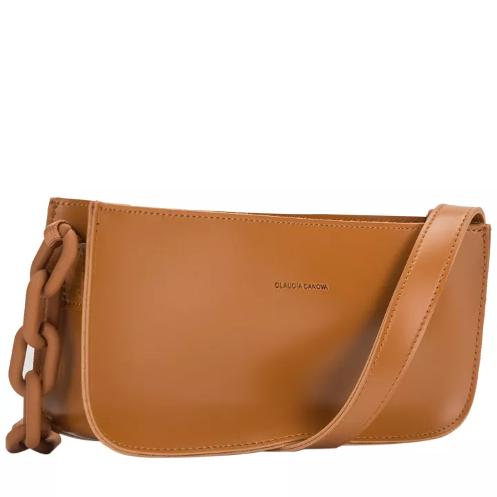 Claudia Canova Katea Corrin Chain Shoulder Bag Tan