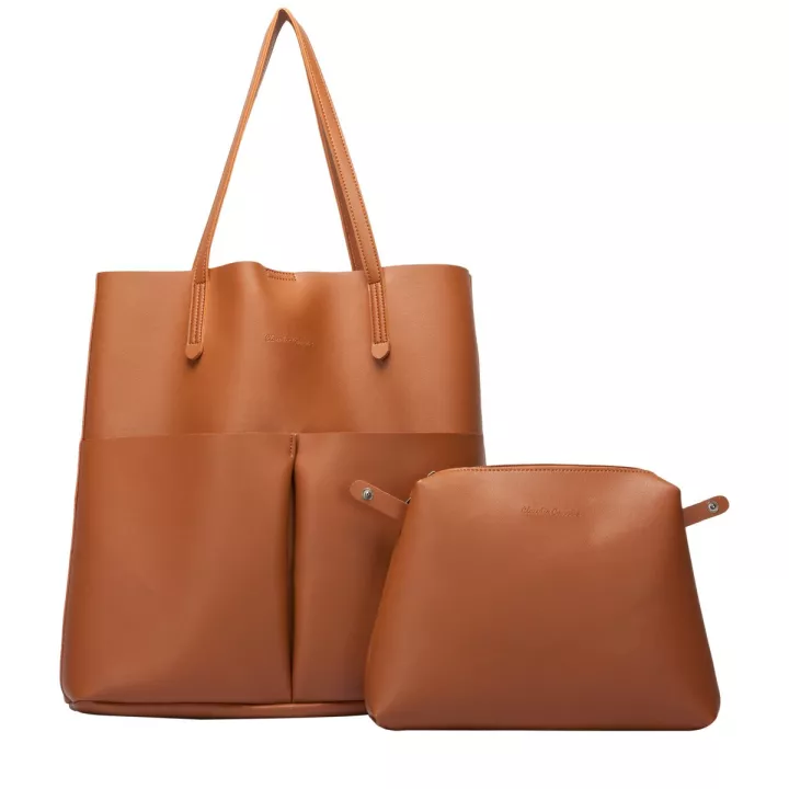 Claudia Canova Lori Annalise Xl Tote Bag Tan