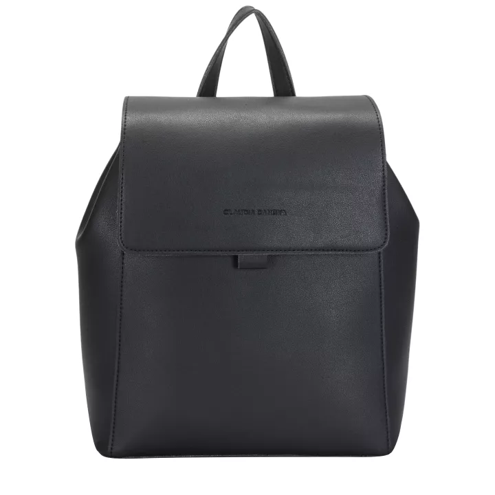 claudia canova Lori Beth Flap Over Backpack Black