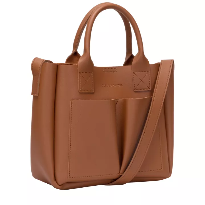 Claudia Canova Lori Megan Small Grab Bag Tan