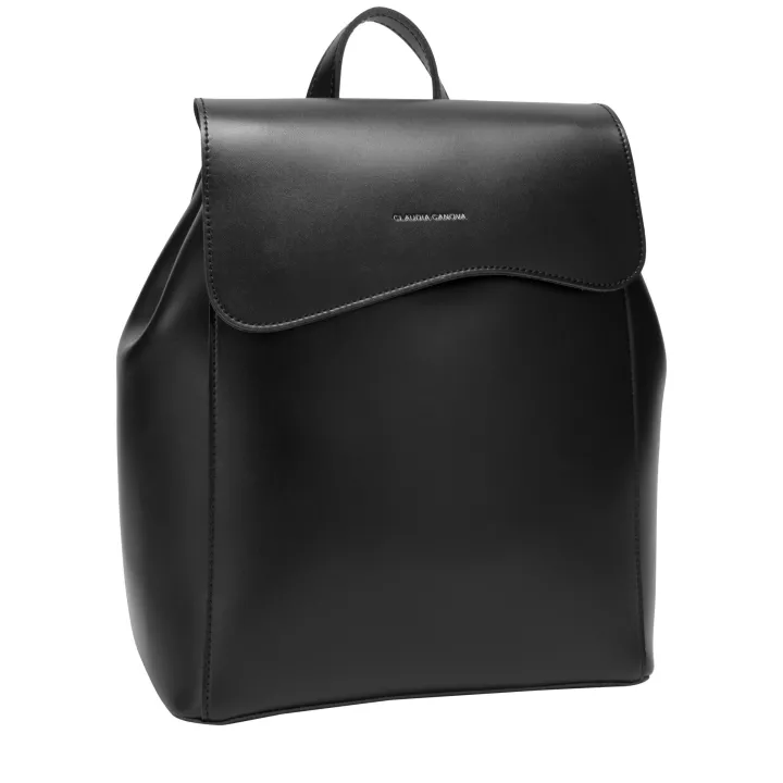 Claudia Canova Milan Cali Flap Over Backpack Black