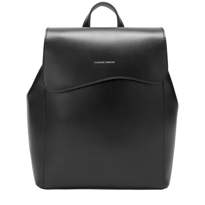 claudia canova Milan Cali Flap Over Backpack Black