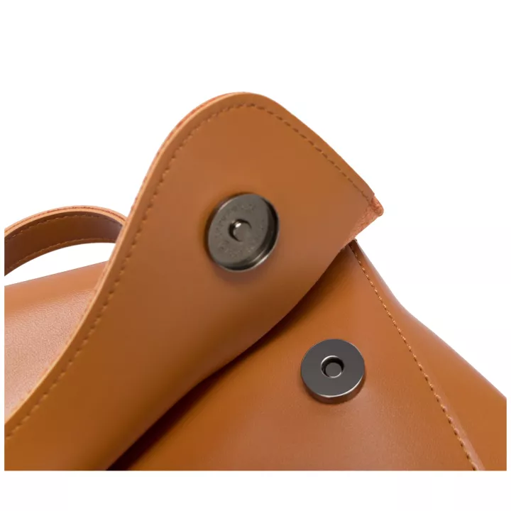 Claudia Canova Milan Cali Flap Over Backpack Tan