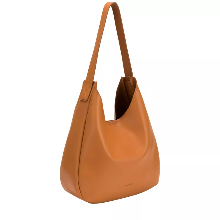 Claudia Canova Milan City Glide Hobo Tote Bag Tan