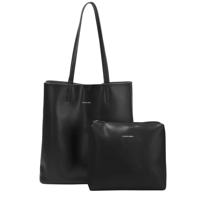 claudia canova Milan Essential Noir Tote Bag Black