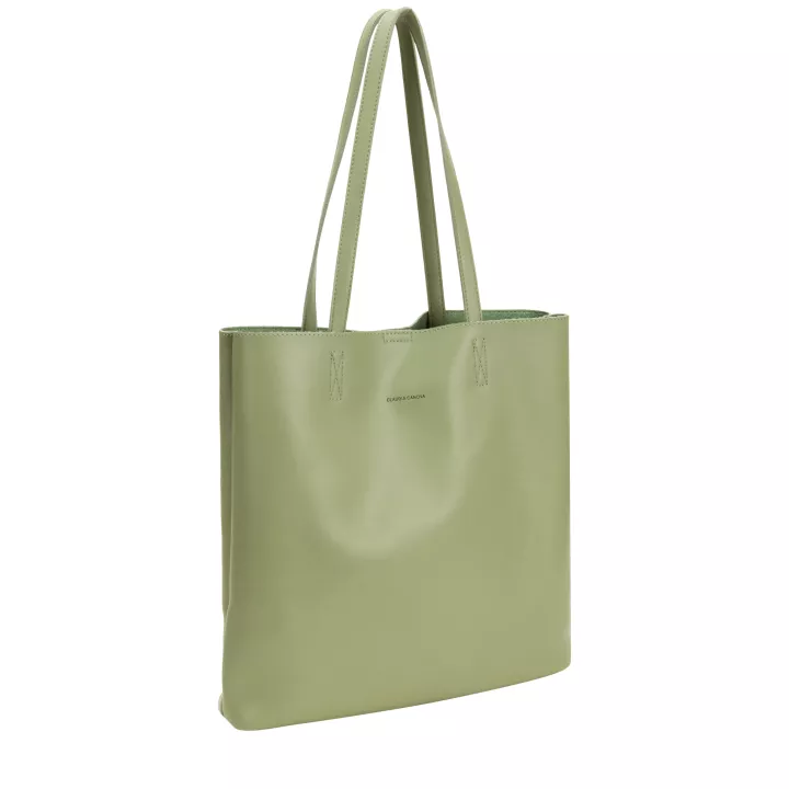 Claudia Canova Milan Essential Noir Tote Bag Olive