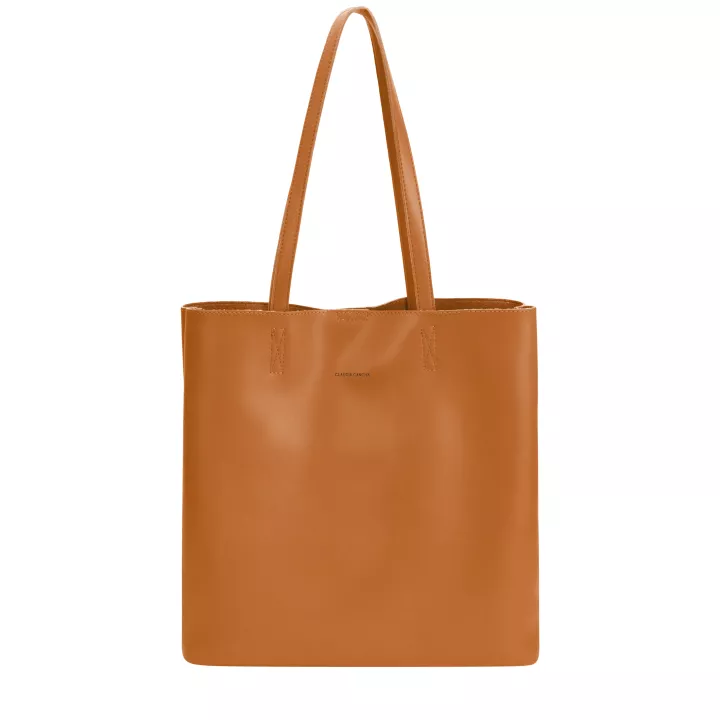 Claudia Canova Milan Essential Noir Tote Bag Tan