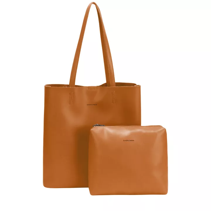 claudia canova Milan Essential Noir Tote Bag Tan