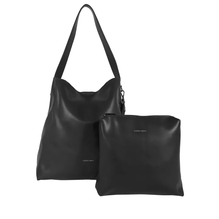claudia canova Milan Mono Tote Bag Black
