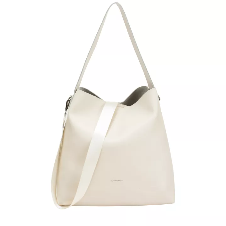 Claudia Canova Milan Mono Tote Bag Chalk