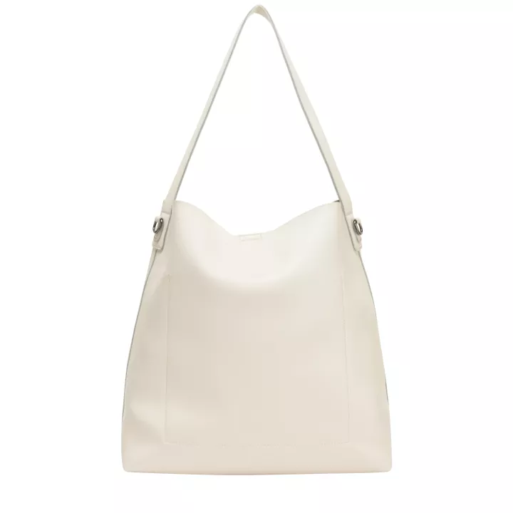Claudia Canova Milan Mono Tote Bag Chalk