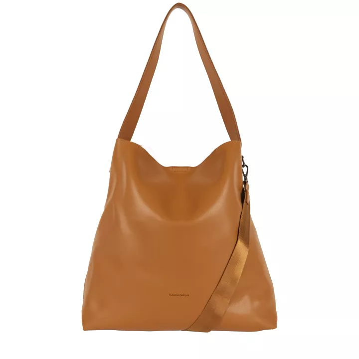 Claudia Canova Milan Mono Tote Bag Tan