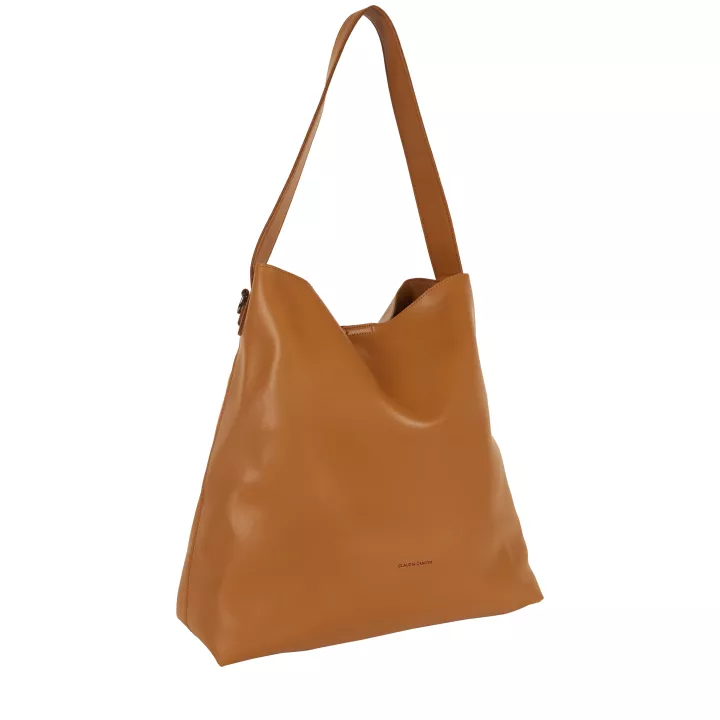 Claudia Canova Milan Mono Tote Bag Tan
