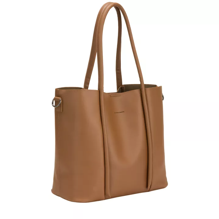 Claudia Canova Milan Pure Carryall Tote Bag Tan