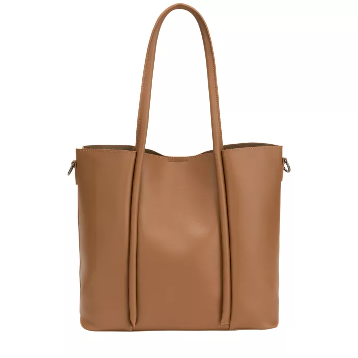 Claudia Canova Milan Pure Carryall Tote Bag Tan