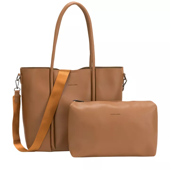 claudia canova Milan Pure Carryall Tote Bag Tan