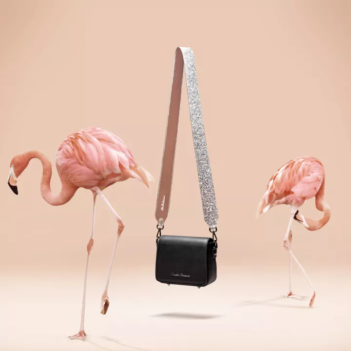 Claudia Canova Duchess Glitter Interchangeable Bag Strap Multi