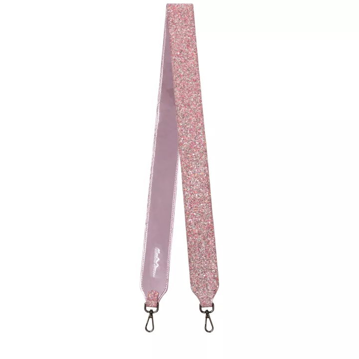 claudia canova Duchess Glitter Interchangeable Bag Strap Pink