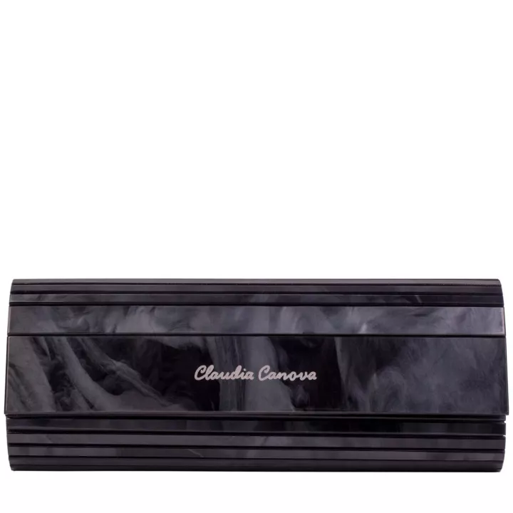 claudia canova Home Acrylic Pearlescent Clutch Black