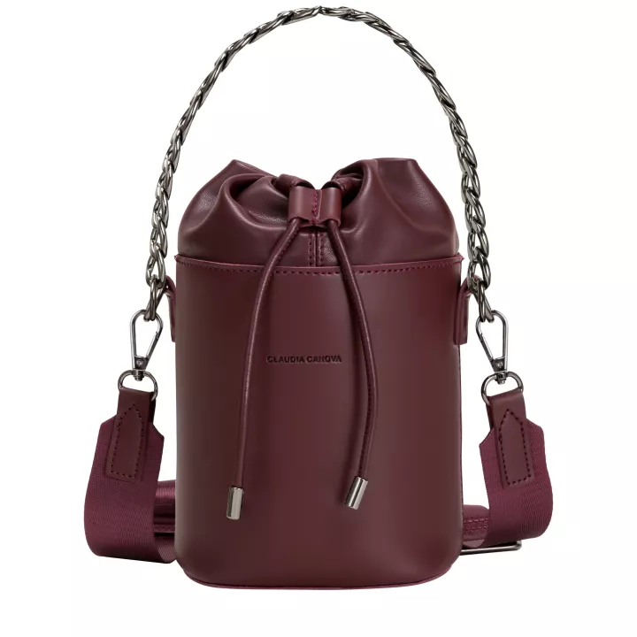 claudia canova Home Harmony Drawstring Crossbody Bag Burgundy