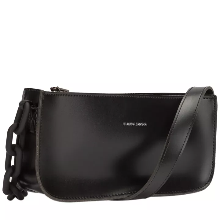 Claudia Canova Katea Corrin Chain Shoulder Bag Black