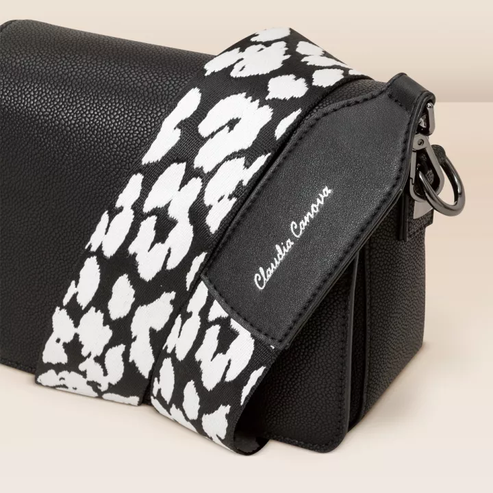 Claudia Canova Lara Leopard Print Interchangeable Bag Strap Leopard