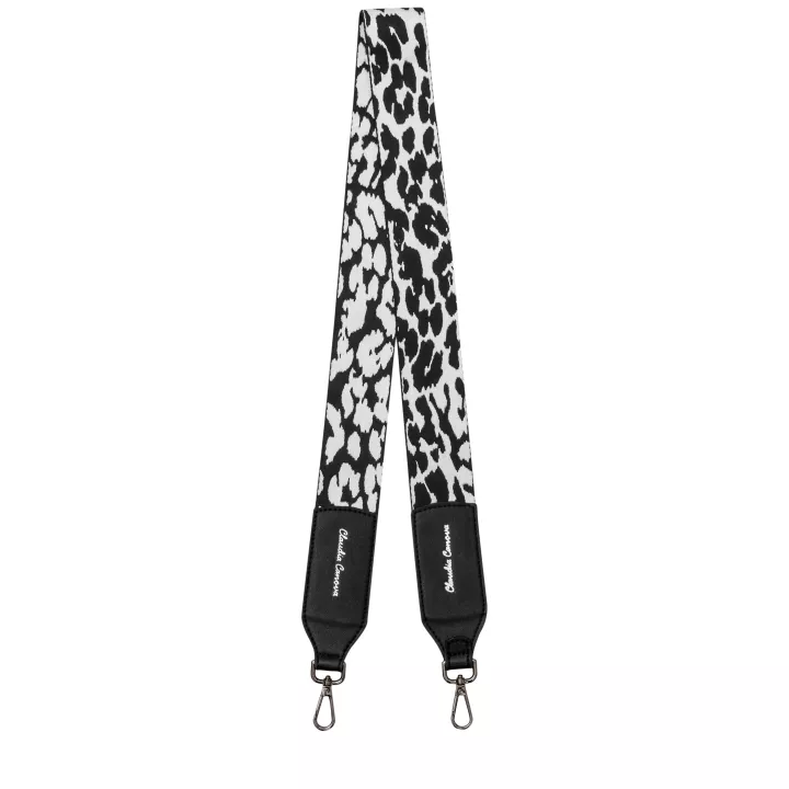 claudia canova Lara Leopard Print Interchangeable Bag Strap Leopard