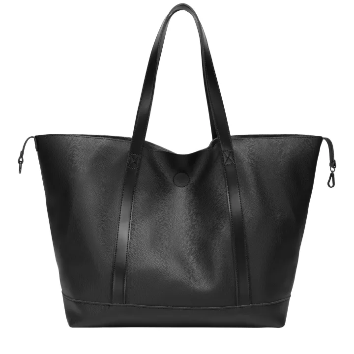 Claudia Canova Milan Catalina Oversized Tote Bag Black