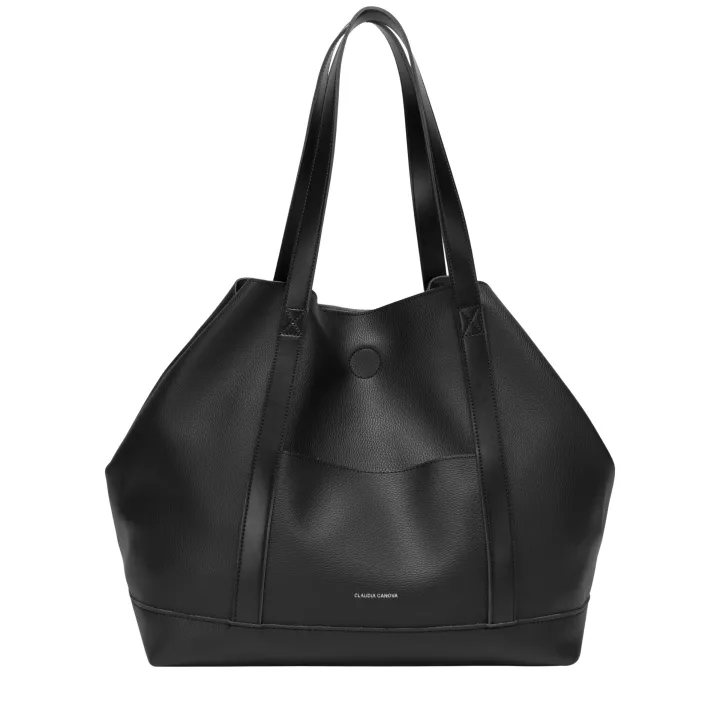 Claudia Canova Milan Catalina Oversized Tote Bag Black