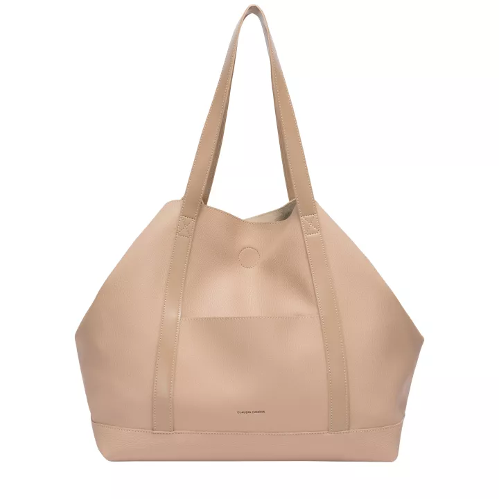 Claudia Canova Milan Catalina Oversized Tote Bag Mushroom