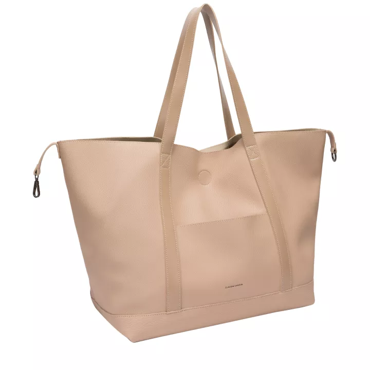 Claudia Canova Milan Catalina Oversized Tote Bag Mushroom