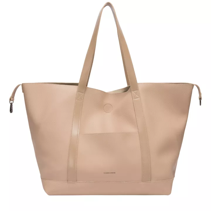 claudia canova Milan Catalina Oversized Tote Bag Mushroom