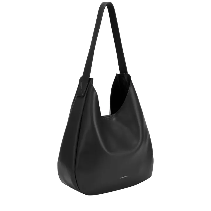 Claudia Canova Milan City Glide Hobo Tote Bag Black