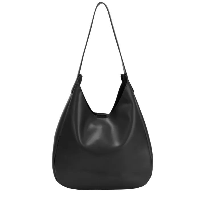 Claudia Canova Milan City Glide Hobo Tote Bag Black