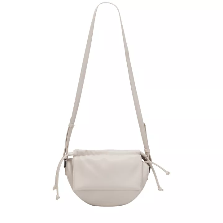 Claudia Canova Rukita Amanta Ruched Crossbody Bag Offwhite