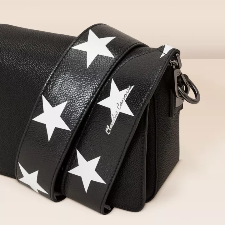 Claudia Canova Wonder Starlight Interchangeable Bag Strap Black