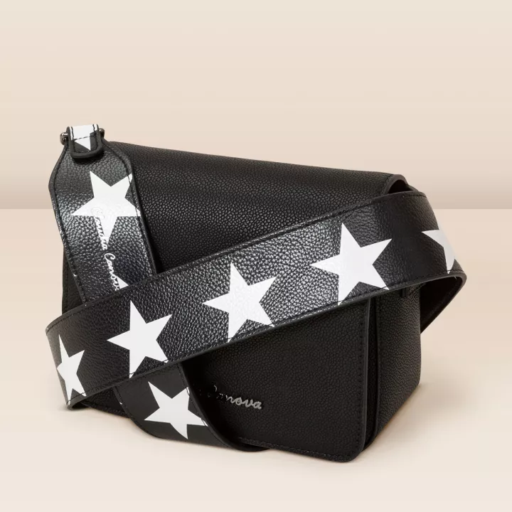 Claudia Canova Wonder Starlight Interchangeable Bag Strap Black