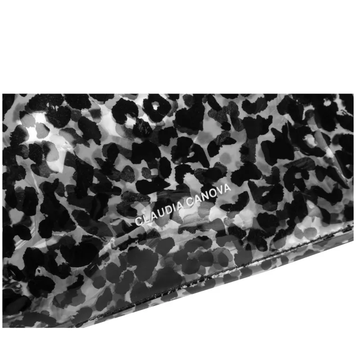 Claudia Canova Zoa Donella Clear Twin Strap Tote Leopard