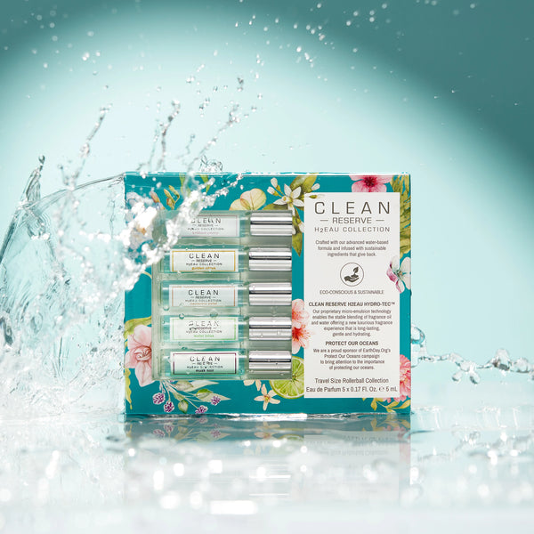 Clean H2EAU Travel Size Rollerball Collection
