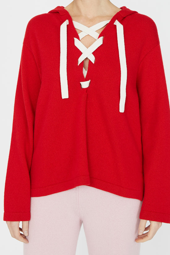 Clements Ribeiro Alabama Hoodie Red