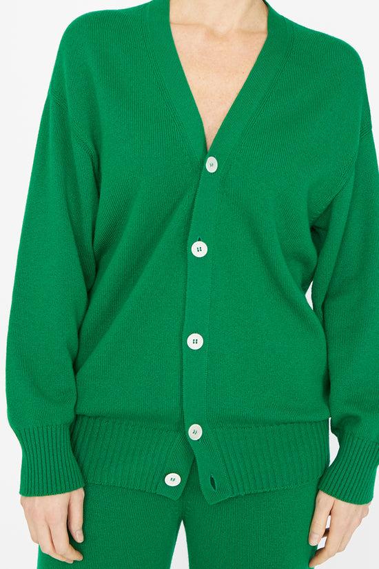 Clements Ribeiro Bookish Cardigan Green