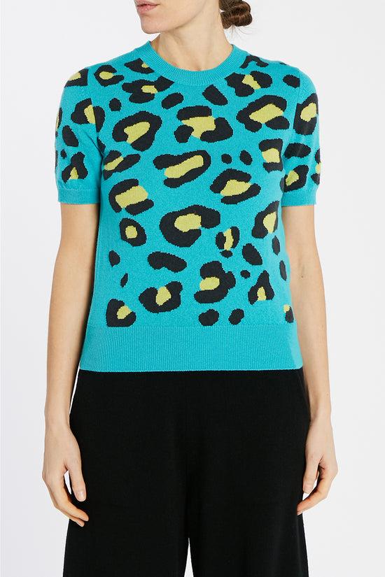 clements ribeiro Leopard Top Amalfi