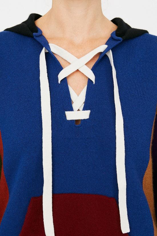 Clements Ribeiro Nevada Hoodie Blue