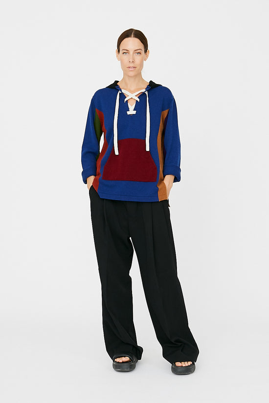 clements ribeiro Nevada Hoodie Blue