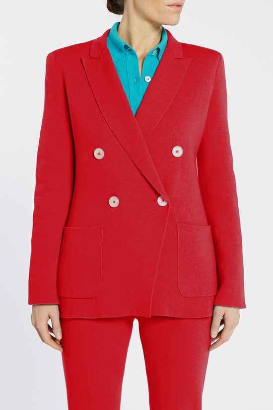 clements ribeiro Palermo Jacket Cardinal