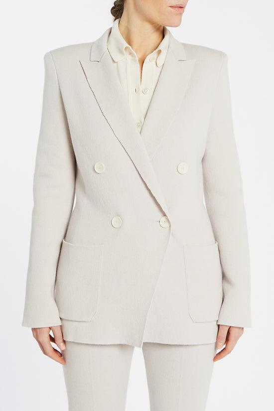 clements ribeiro Palermo Jacket Silver Salt