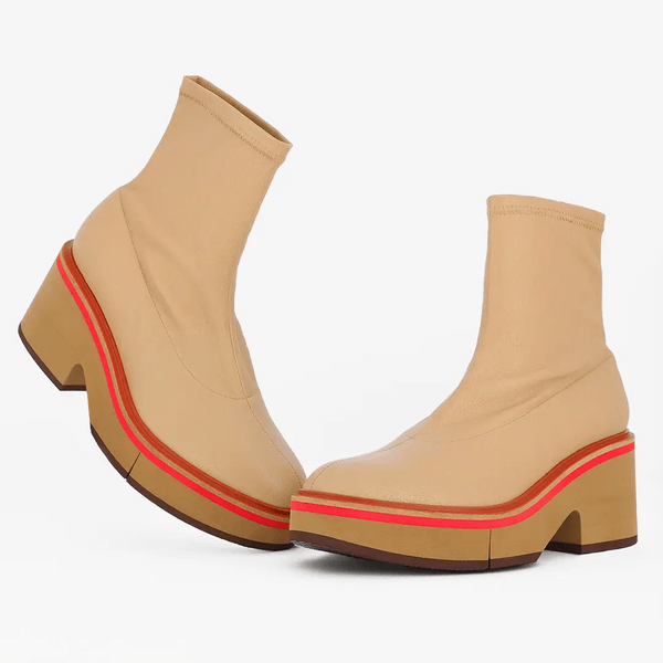Clergerie ANKLE BOOTS - ALBANE Ankle Boots Stretch Leather Beige