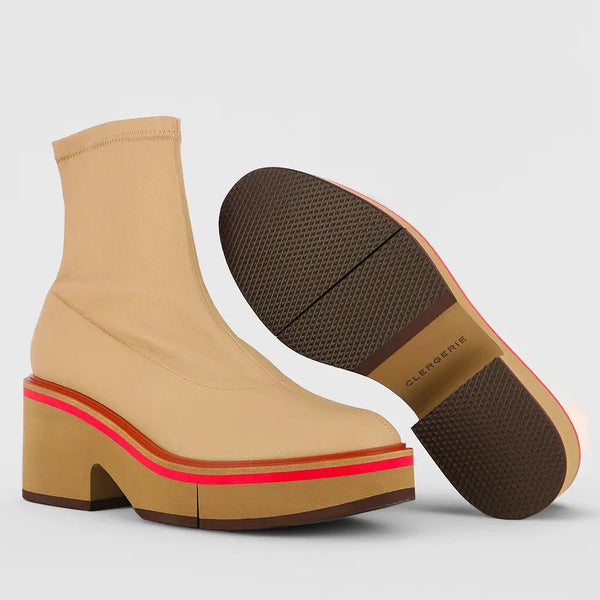Clergerie ANKLE BOOTS - ALBANE Ankle Boots Stretch Leather Beige