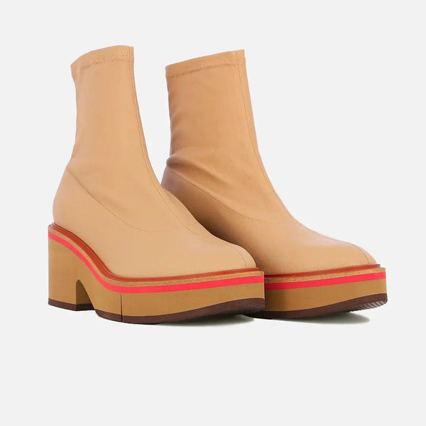 clergerie ANKLE BOOTS - ALBANE ankle boots stretch leather beige